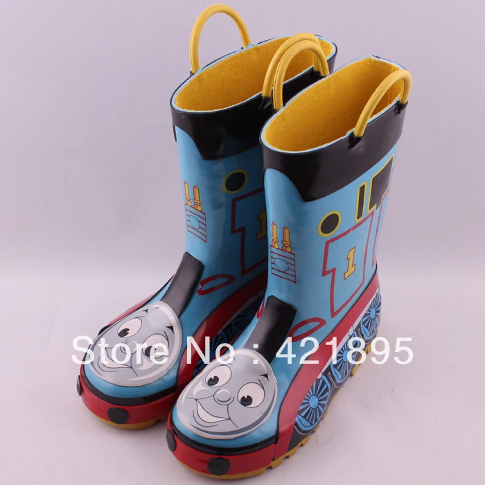 100 Waterproof Natural Rubber Rainboots Thomas Train Pattern Rain Boots For Children Kids Free Shipping Boot Supplies Boots Vansboot S Aliexpress