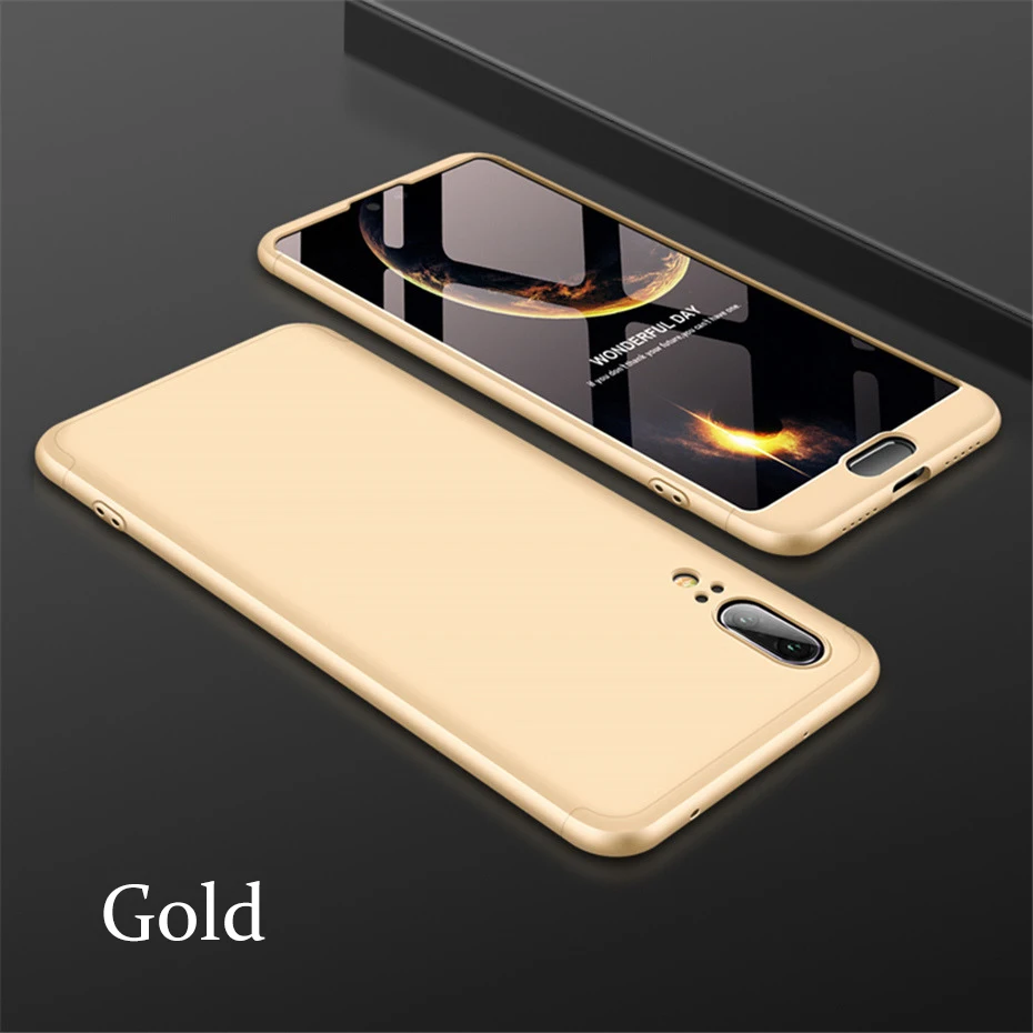 MOUSEMI Hard Case For Huawei P20 Lite Back Cover 360 Full Body With Tempered Glass On For Huawei P20 Lite P10 Lite P10 Plus Case  (3)