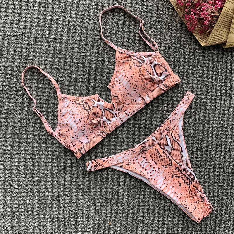 Billig OMKAGI Marke Brazilian Bikini Badeanzug Bademode Frauen Sexy Push Up Bikinis Bademode Maillot De Bain Femme Badeanzug