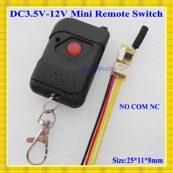 

Ultra Small Relay Contact Remote Switch DC 3.5V-12V 3.7V 4.5V 5V 6V 7.4V 9V 12V 1A Relay Wireless Switch Smart Home Door Openner