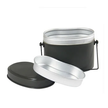

2017 Camping Backpack Tableware Outdoor Cookware Pot Picnic Canteen Survival Hiking Military Boiler Frying Set Kettle