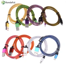 1m Hot V8 Micro USB Cable Charging Data Sync USB Cable Cord for Android Smart Phones fashion High Quality Micro usb cable X125