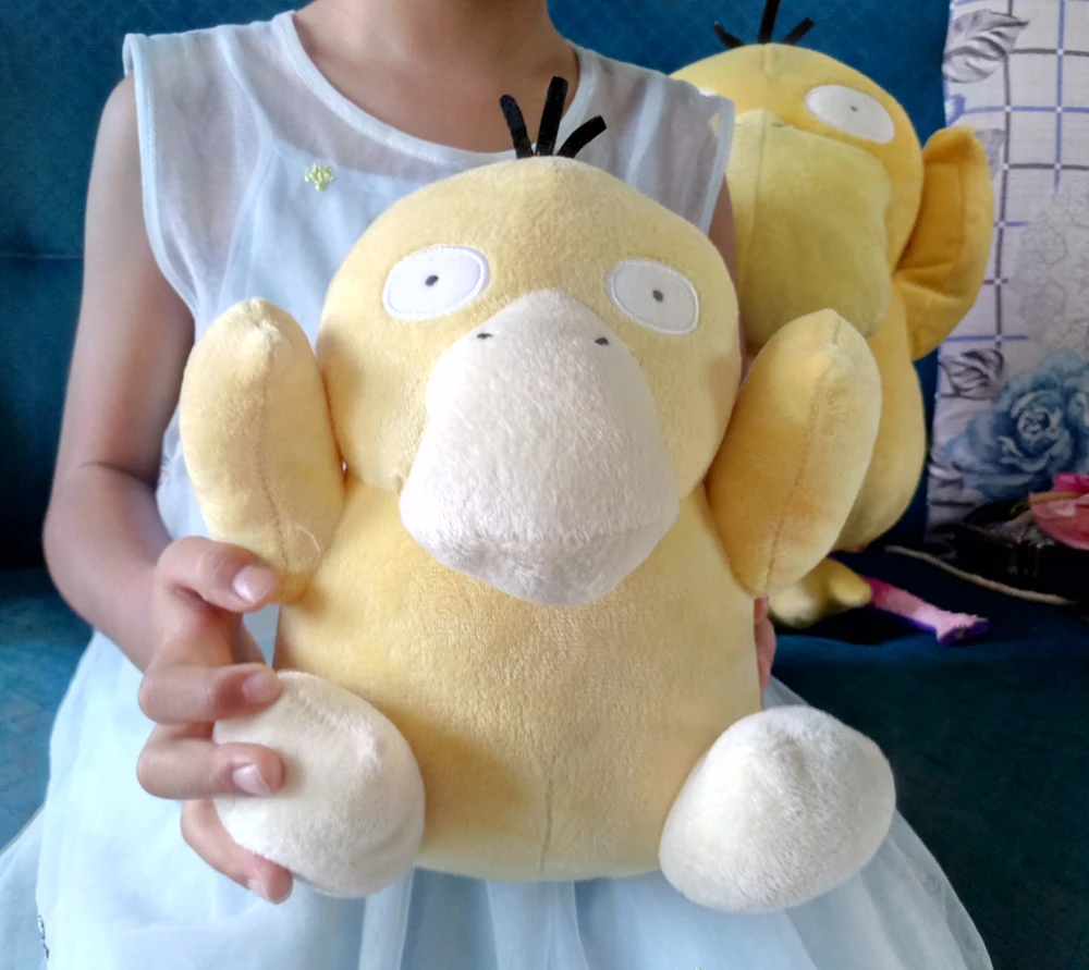 Большой подлинный Psyduck плюшевая кукла игрушка 45 см 22 см