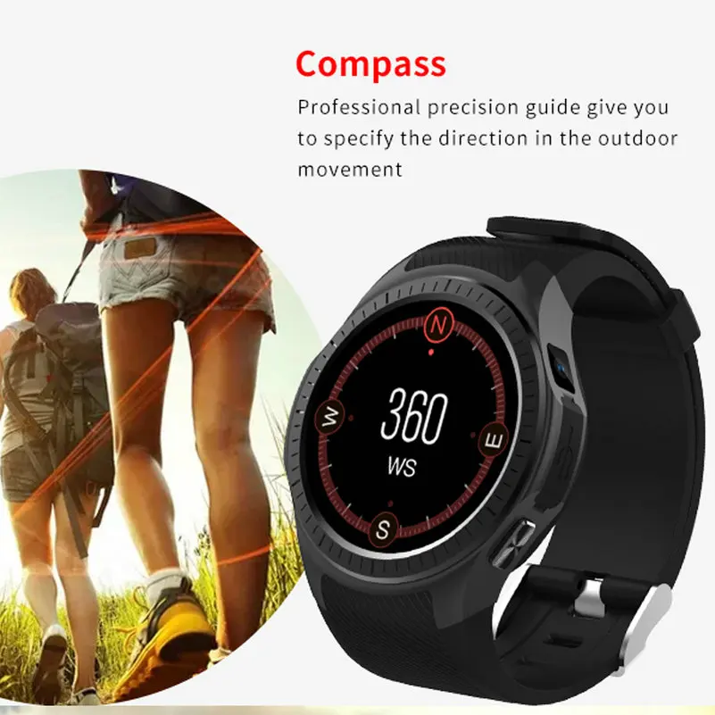 Bluetooth Смарт часы L1 телефон Полный Круглый Круг наручные Smartwatch MTK2502 APK для Apple iPhone 6 6S