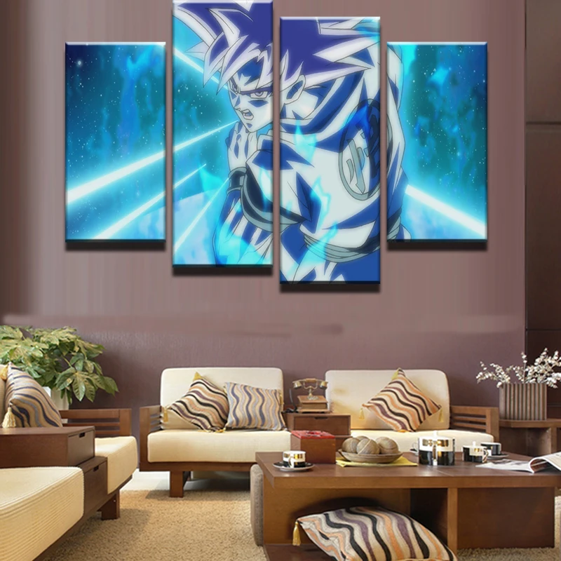 Modern Wall Art Canvas Prints Pictures Home Decoration 4 Pieces Modular