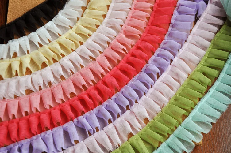 кружева складки. кружевная гофрированное платье. тесьма шифоновая гофрированная. складки из кружева. оранжевое кружево.