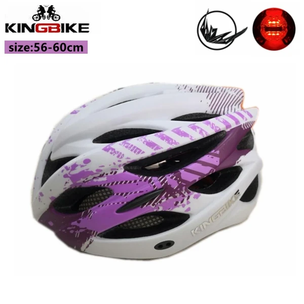 KINGBIKE велосипедный шлем для женщин и мужчин велосипедный шлем MTB велосипед езда по горной дороге безопасность Спорт на открытом воздухе легкий Casco ciclismo - Цвет: J-675-purple