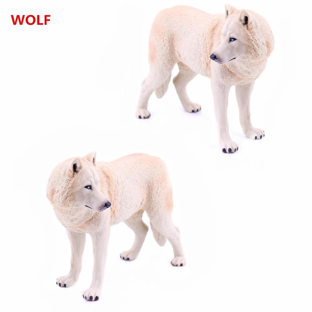 

REikirc Big Timber Wolf High Quality Simulation Animal Model Action & Toy Figures Educational for Children Gift
