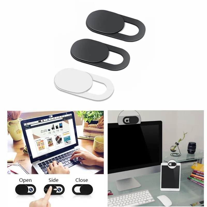

Webcam Sticker Cover For Macbook Phone Camera Cover For iPhone Laptops PC Webcam Shutter Magnet Slider Plastic tapar webcam tapa