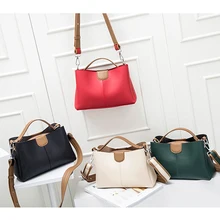 

Fashion Retro Commute Shoulder Bags 2018 Big Capacity PU Leather Women Messenger Bags Famous Designer Women Handbag Ladies Tote