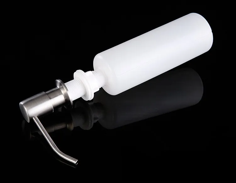 nickel brushed stainless steel kitchen sink soap dispenser (2)