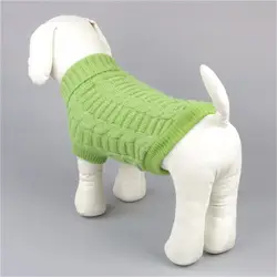 5 цветов Милая домашняя кошка одежда для собак Зимний теплый свитер Классическая Собака Толстовка Пальто джемпер одежда Чихуахуа