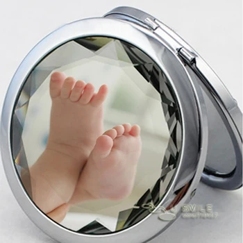 

PERSONALIZED PHOTO ROUND COMPACT MIRROR PARTY WEDDING ADVERTISING PICTURE GIFT#18023S-1 200X/lot