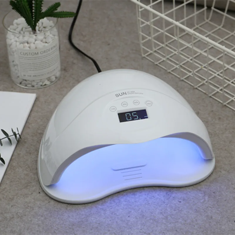УФ светодиодный лампа для сушки ногтей SUN5 Plus 48 Вт с датчиком|nail lamp|cure nailnail lamp 48w |