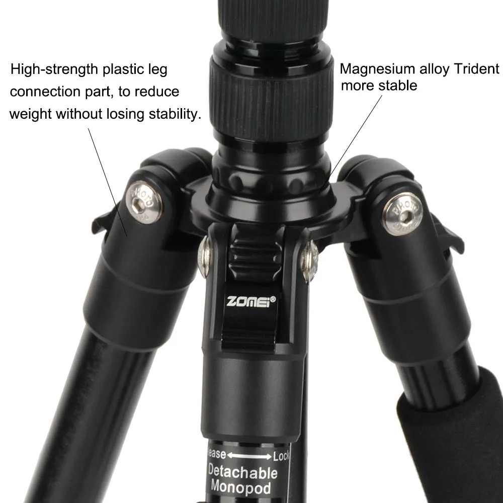 Zomei Q666 Professional Lightweight Camera Tripod