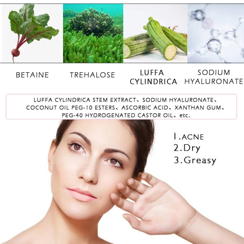 High Quality pure plant extract Hyaluronic acid liquid whitening blemish serum ampoules anti-acne Rejuvenation Serum
