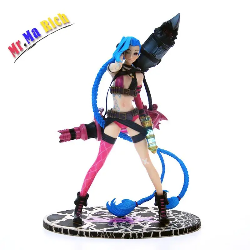 

Jinx Action Figures Game Anime The Loose Cannon Standing Ver. Action Figure 1/6 Scale Painted Figure Pvc Game Figure Toy