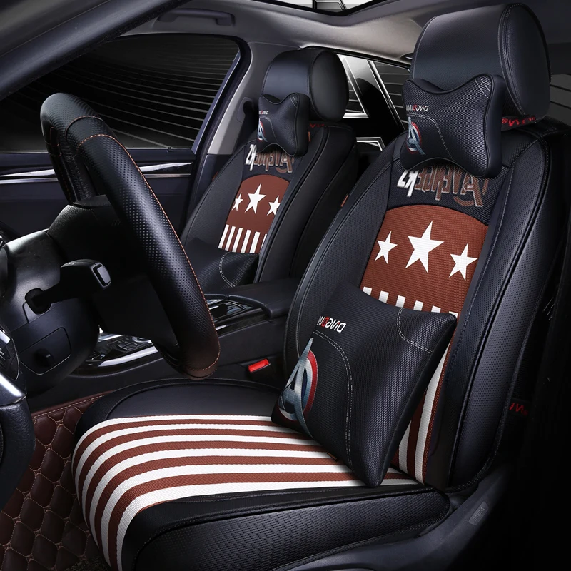 Buy Front+Rear car seat cover for Toyota Prado Hilux