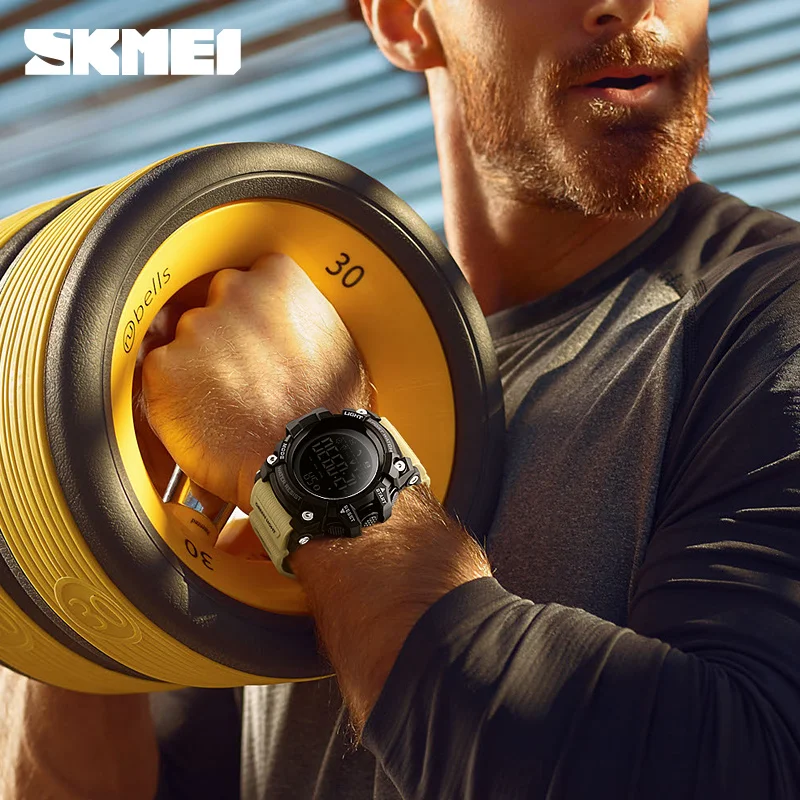 SKMEI Brand Men Smart Sports Watch Pedometer Calorie Chronograph Fashion Outdoor Waterproof Bluetooth Digital | Наручные часы