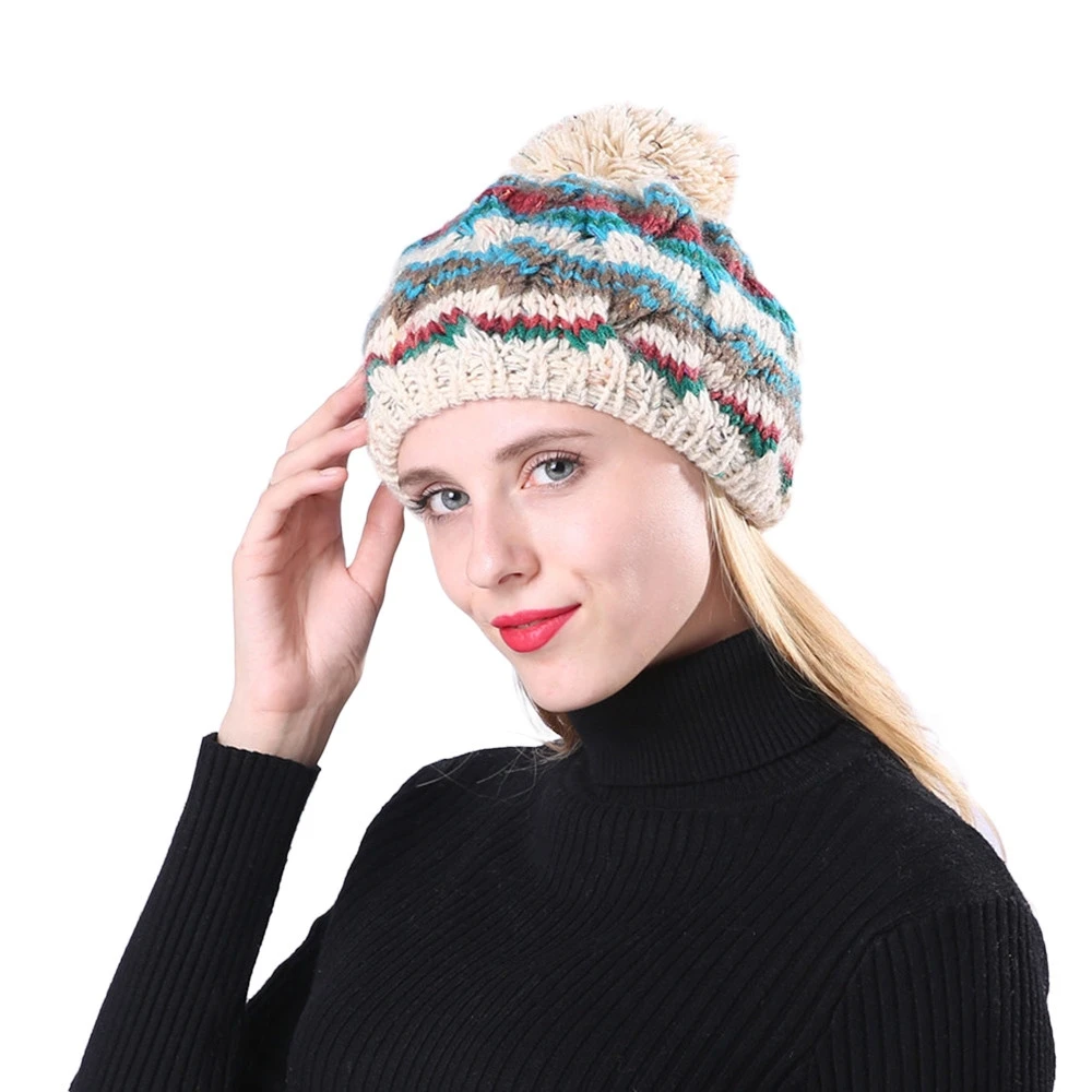 cable knit bobble hat mens