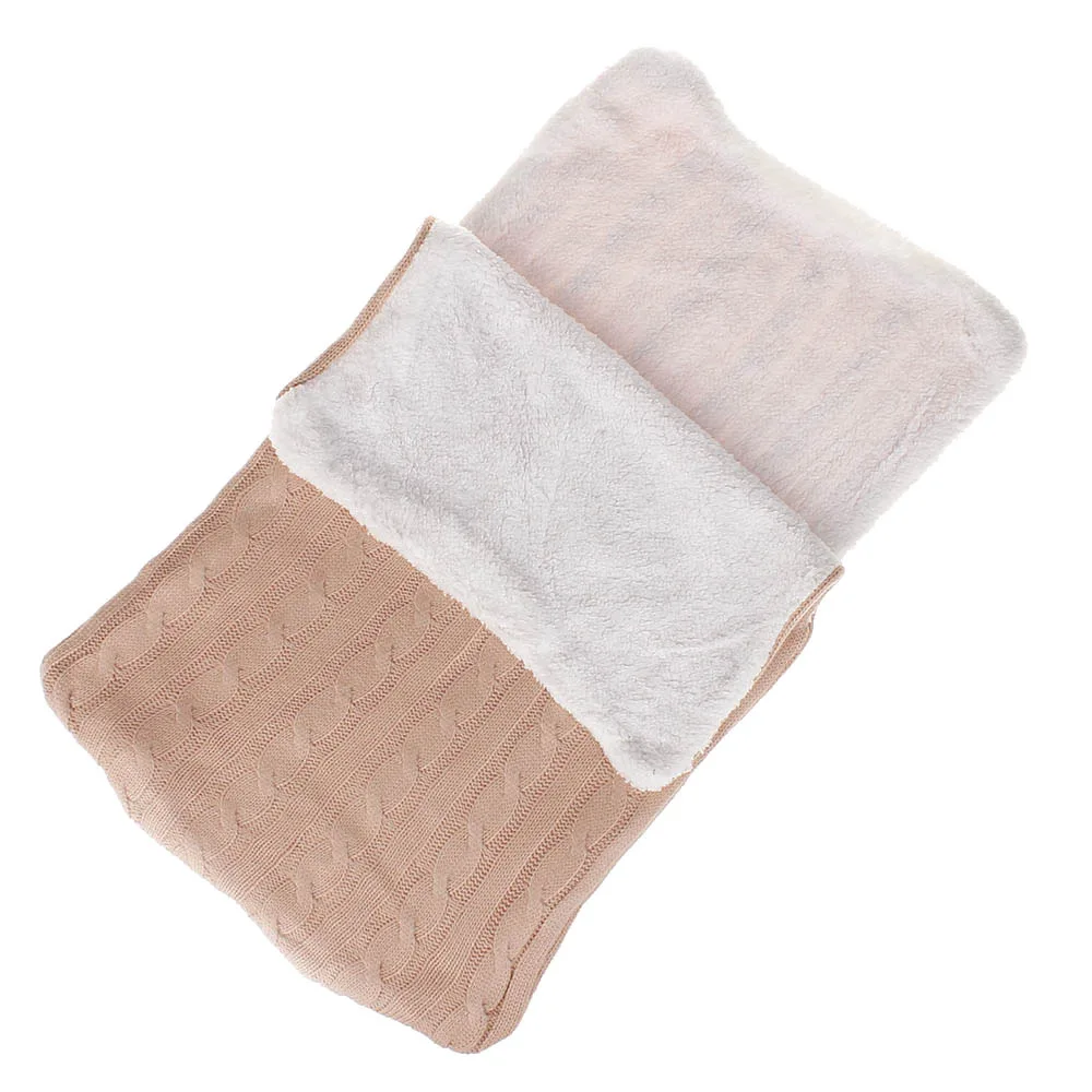 Горячая Распродажа конверт для ребенка зимний теплый открытый спальный мешок для детской коляски шерсть вязание пеленать для