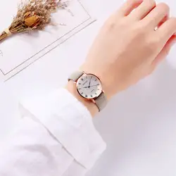 TQ женские кварцевые часы в стиле ретро куб циферблат матовые наручные часы с кожаным ремешком женские маленькие часы браслет Montre Femme
