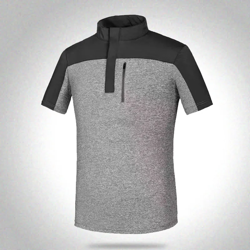 

Outdoor Sports Male&Female T-shirt High Elastic Quick-drying Breathable Sports T-shirt Fishing Hiking UV Protection Men T-shirt