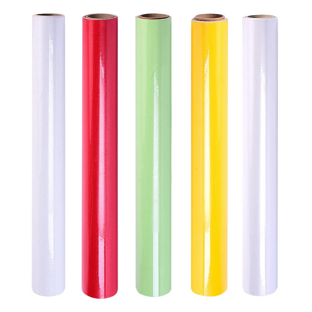 5 Colors PVC Self-adhesive Pure Color Types Wall sticker Wardrobe furniture Vinyl Decorative Film Kitchen Cabinet Home Decor