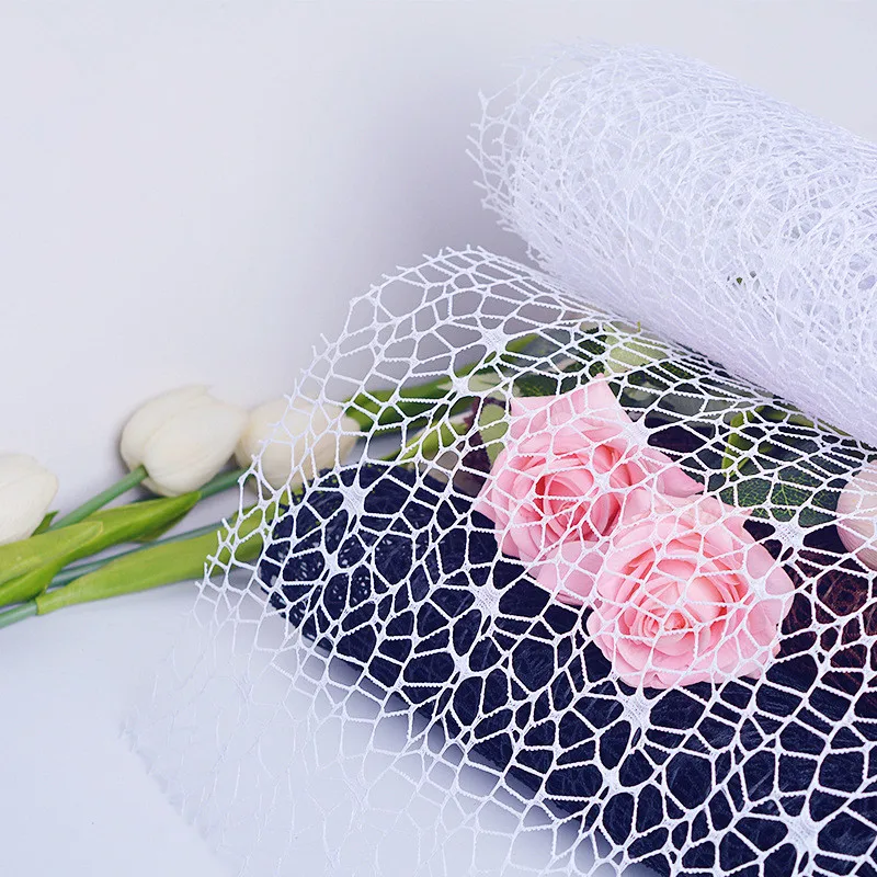 4.5M Color Organza Bouquet Wrapping Gauze Mesh DIY Craft Supplie Children Hand Scrapbook Tools Wedding Party Decor Hangings