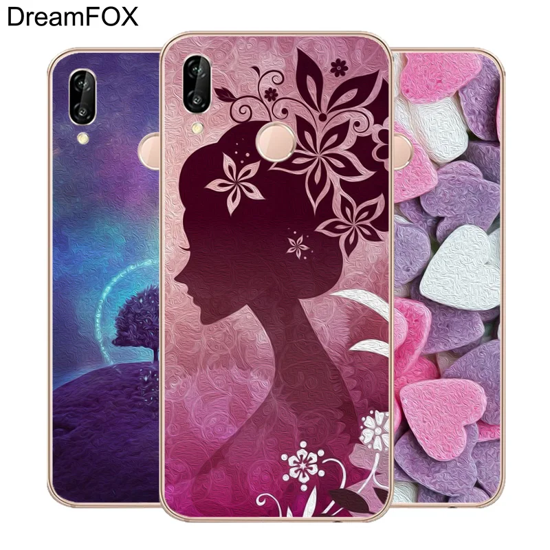 DREAMFOX M282 фиолетовый Мягкий ТПУ силиконовый чехол для huawei Honor 6A 6C 6X 7C 7X8 Lite Pro |