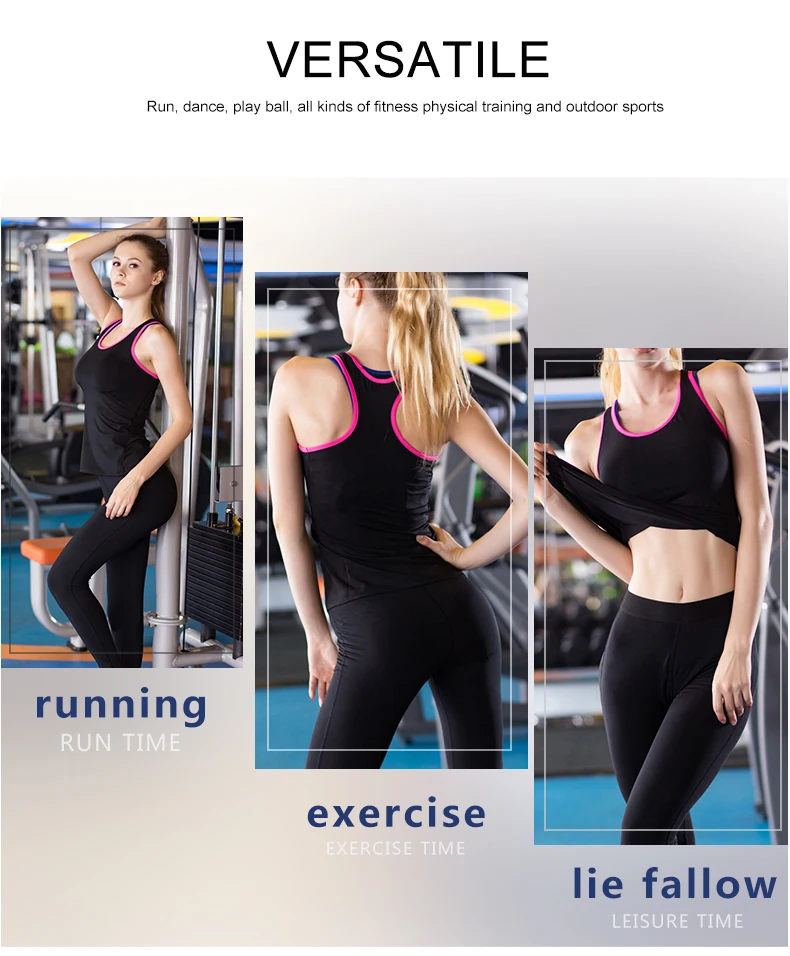1 (2)Yoga Tops Women Sexy Gym Sportswear Vest Fitness Tight Woman Clothing Sleeveless Running Shirt Quick Dry Yoga Shirts