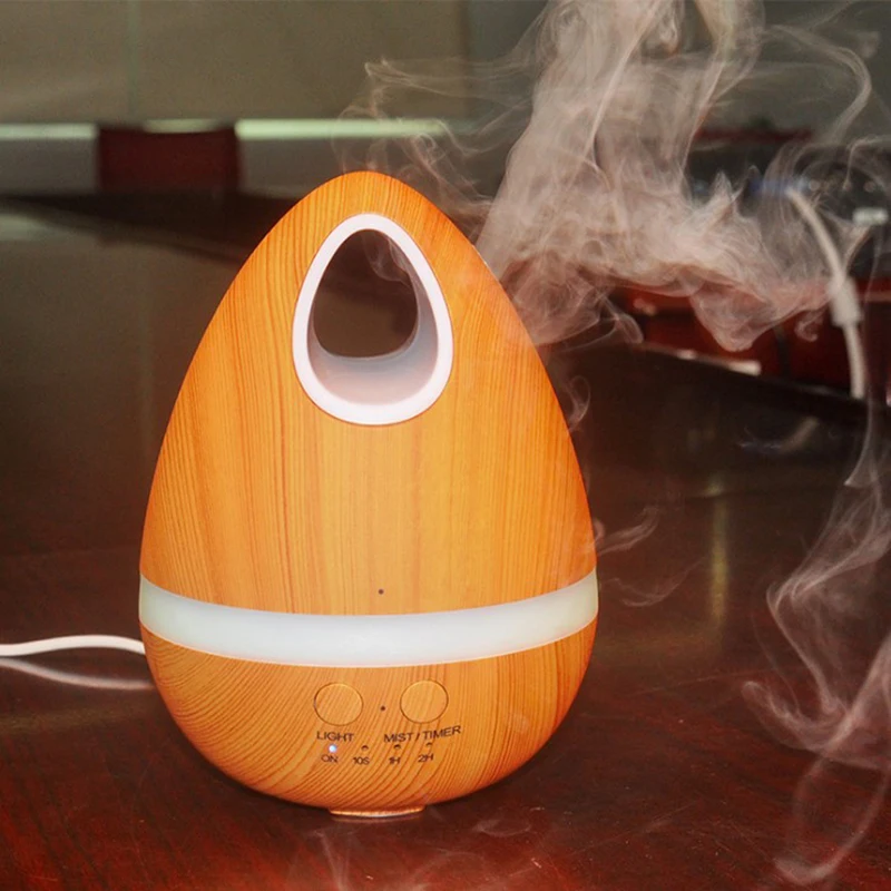 

NEW 200ML Egg Wood Aromatherapy Humidifier Ultrasonic Air Atomizer Home Office Bedroom Living room Yoga Spa Aromatherapy machine