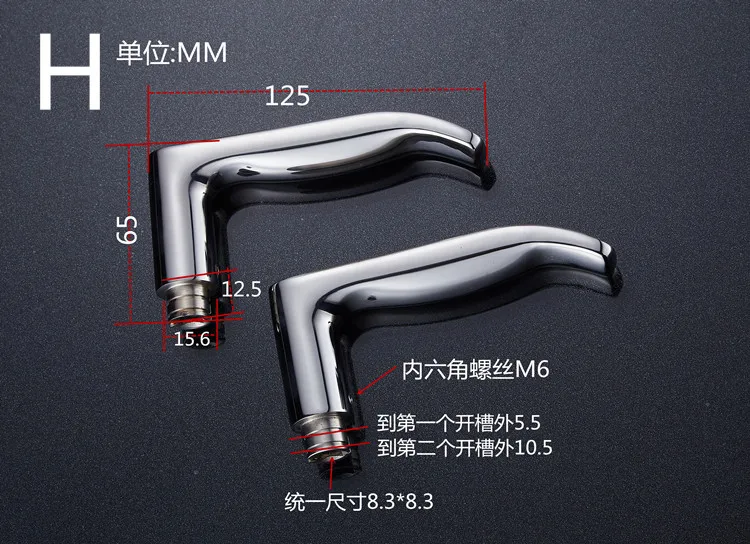 304 maçaneta de aço inoxidável, Design moderno,