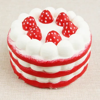 

11*7cm Slow rebound soft Simulation Cakes model Artificial foods fake for Cake shop home dining Decoration PU mini toy plaything