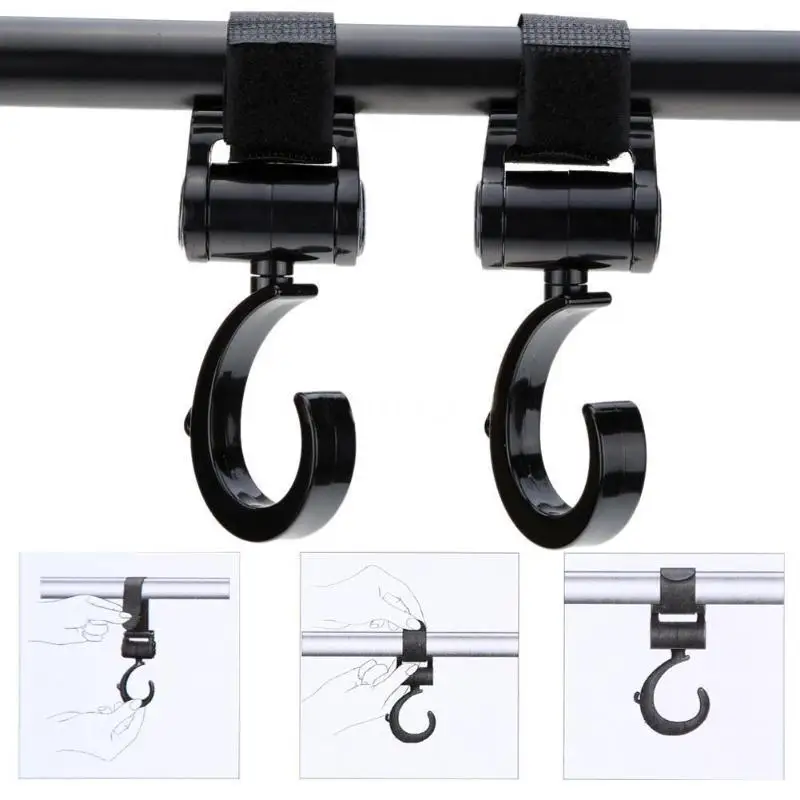 Low Cost Baby Stroller Carriage-Bag Swivel-Hanger-Hooks Pushchair 2pcs/Set Multifunction 360 eKlb9nW1