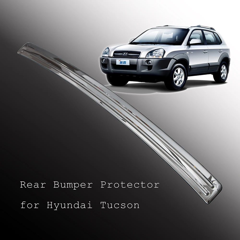 

High quality stainless steel Rear bumper Protector for Hyundai Tucson 2005-2009 free shipping