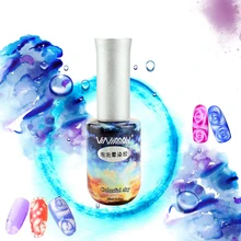 Портативный жидкий смоляный гель с рисунком цветения чернила нетоксичные DIY без запаха лак для ногтей акварель пузырь градиент