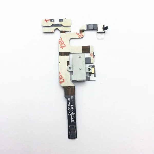 10pcs lot New Headphone Earphone Audio Jack Connector Mute Silent Switch Button Flex Cable for iPhone 4s White Black