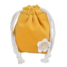 Travel storage bag makeup storage packaging Drawstring bag female backpack bag small bouquet pocket pull key case zero lady
