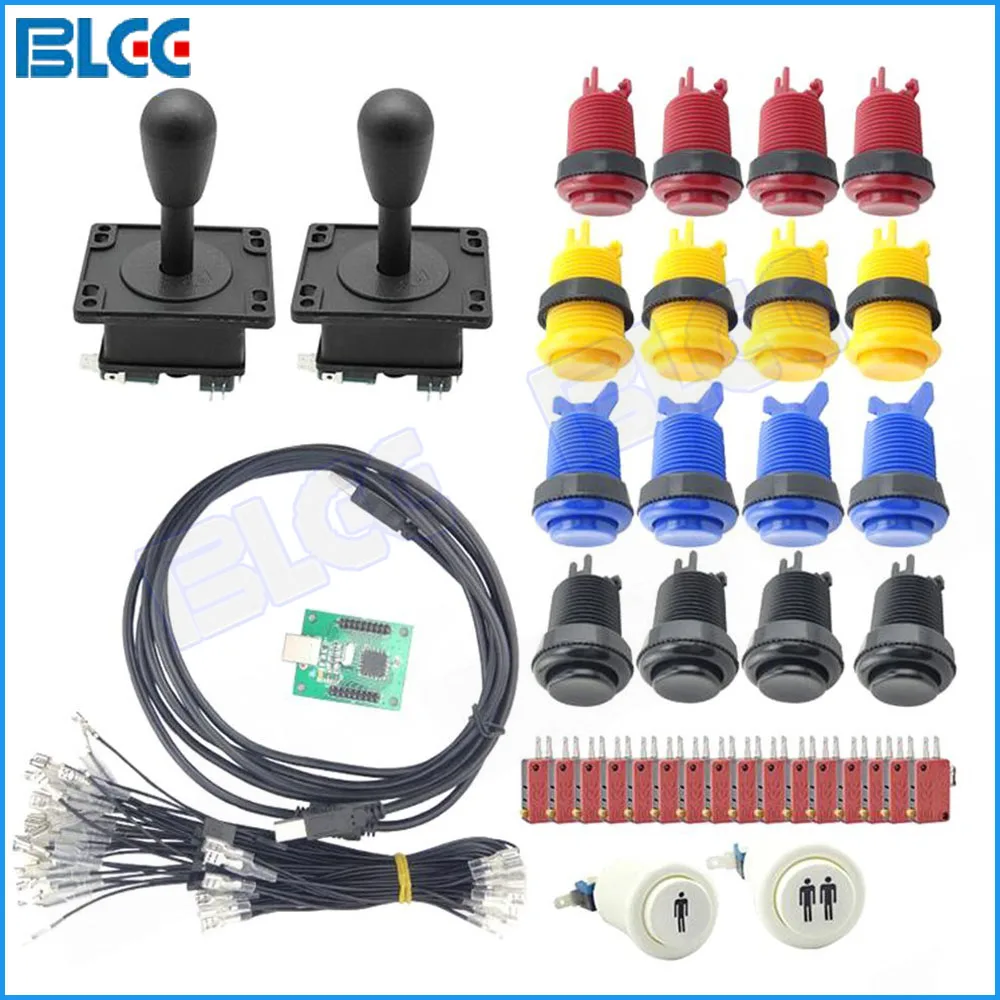 Arcade DIY Console Parts Kit with 2 Player USB to Jamma PC