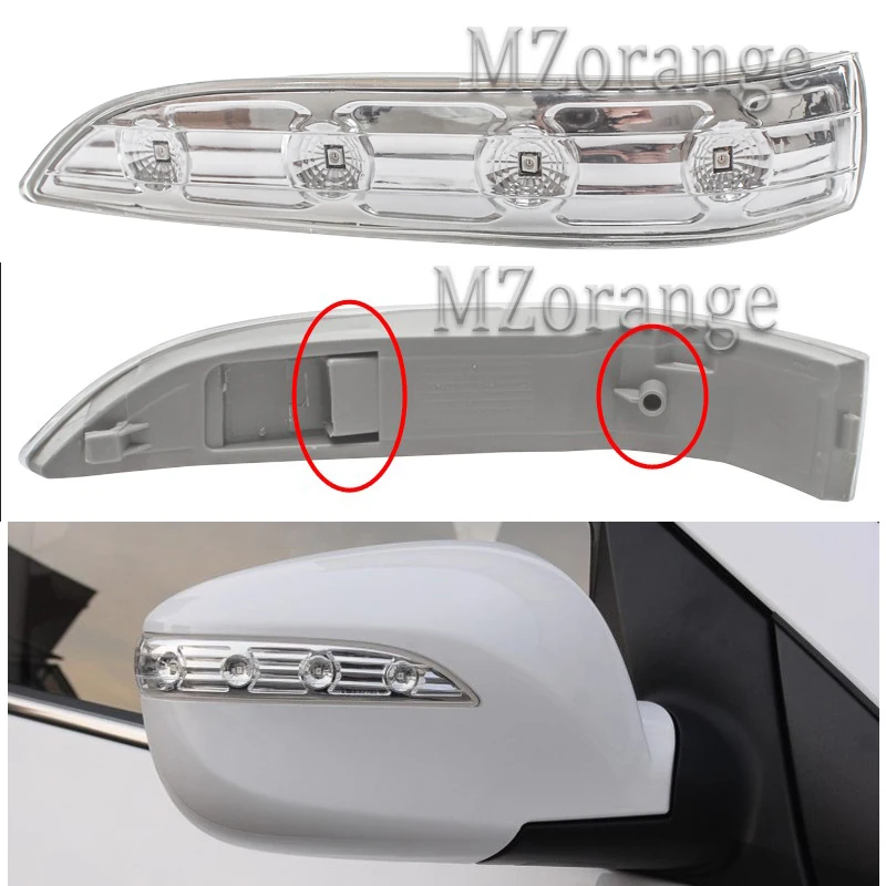 MZORANGE, боковое зеркало, светодиодный светильник для hyundai IX35 2009 2010 2011 2013, Автомобильное зеркало заднего вида, сигнальный светильник, высокое качество