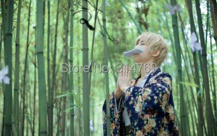 Natsume's Book of Friends Cosplay Costume Natsume Takashi Cosplay Yukata  Kimono (4).jpg
