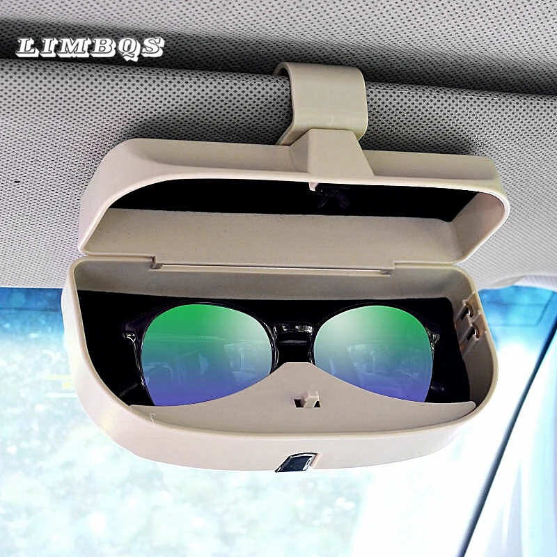 

Car Sunvisor sunglasses case for f10 f11 f30 f32 f36 G30 G11 G12 G50 BMW universal Makeup mirror Sunshade Visor glasses box