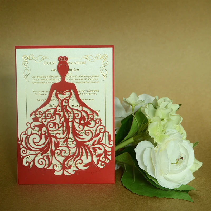 professional supply promotional paper cards custom wedding