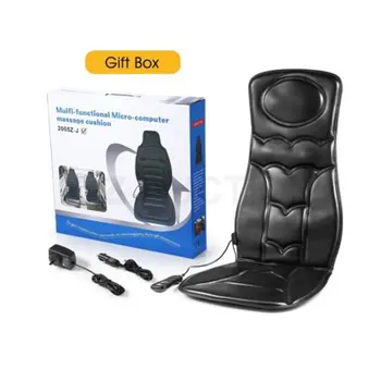 

10 Motor Vibration Massage Chair Seat Cushion w/ Heat for Home Office Car