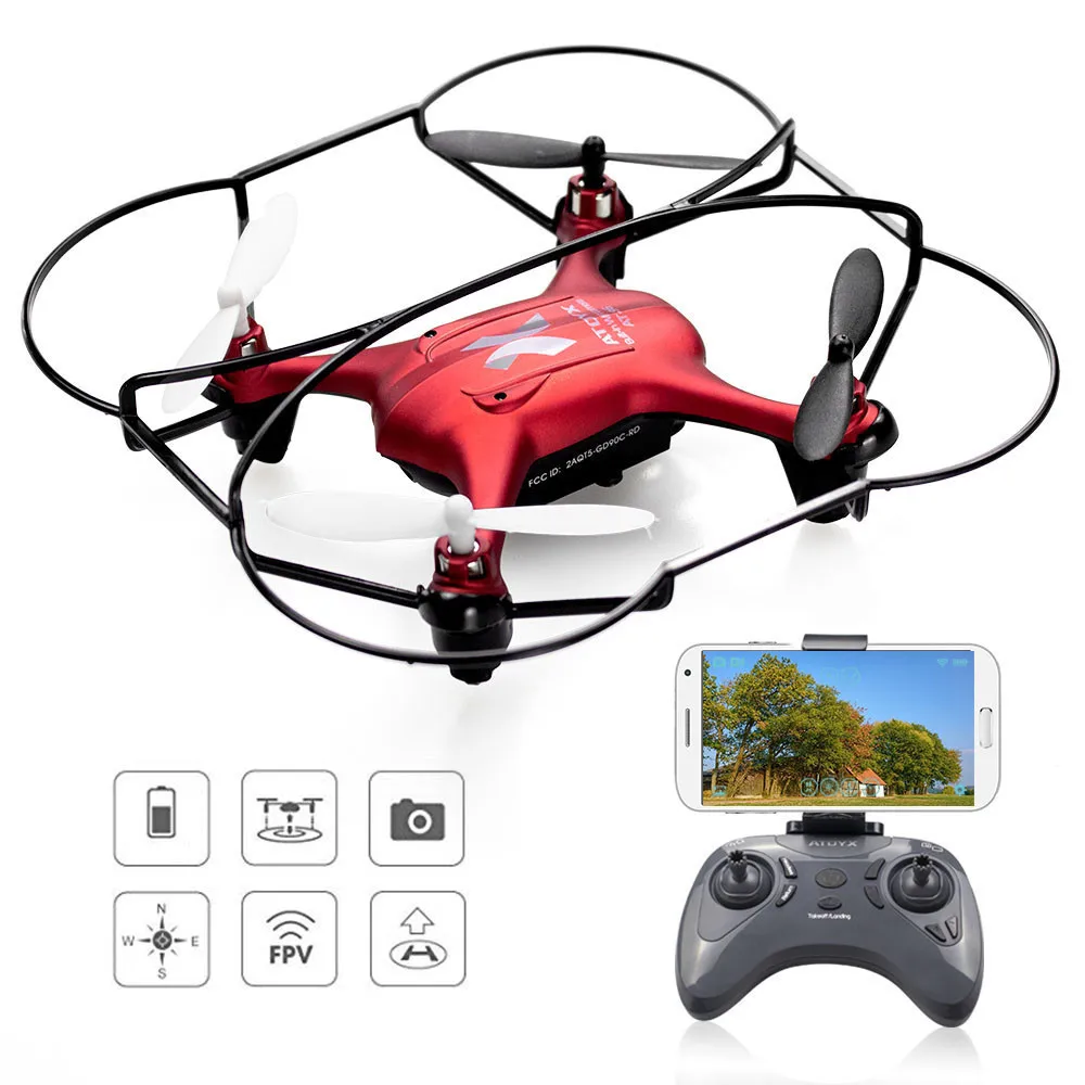 

Mini Drone With Camera HD 4K Drones Dron RC Quadcopter FVP WIFI Wide Angle HD Headless Altitude Hold Mode Shipped From ES