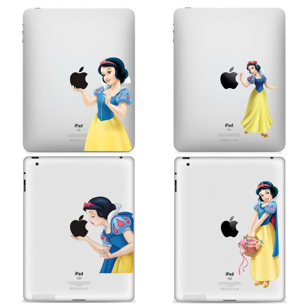 GOOYIYO Tablet частичный стикер белая Снежная принцесса виниловая наклейка простой