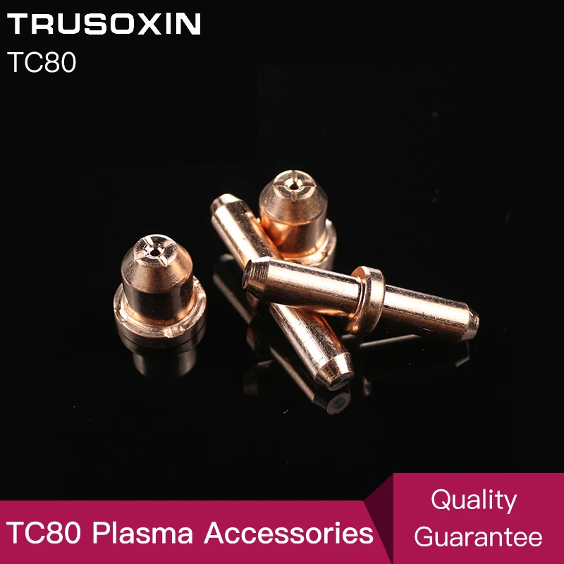 

20 pcs inverter DC plasma cutter accessories/cutting consumables 60A TC60 plasma cutting gun/Cutting torch electrodes