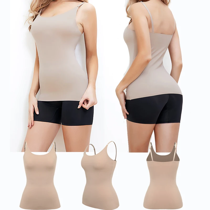 

Cami Tank Tops For Women Cami Tank Tops Women Casual Cami Tops with Adjustable Spaghetti Straps Cami Vest Camisole for Women