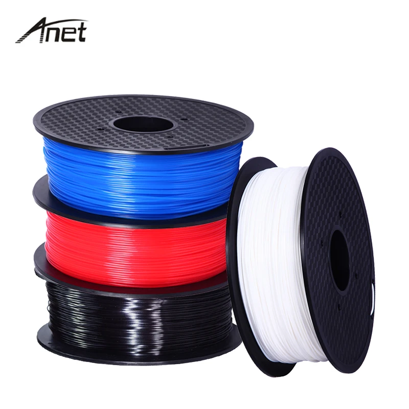 

PLA 1.75mm 1Kg/Spool Filament Plastic Rod Rubber Ribbon Consumables Material Refills for MakerBot/RepRap/UP 3D Printer Filaments